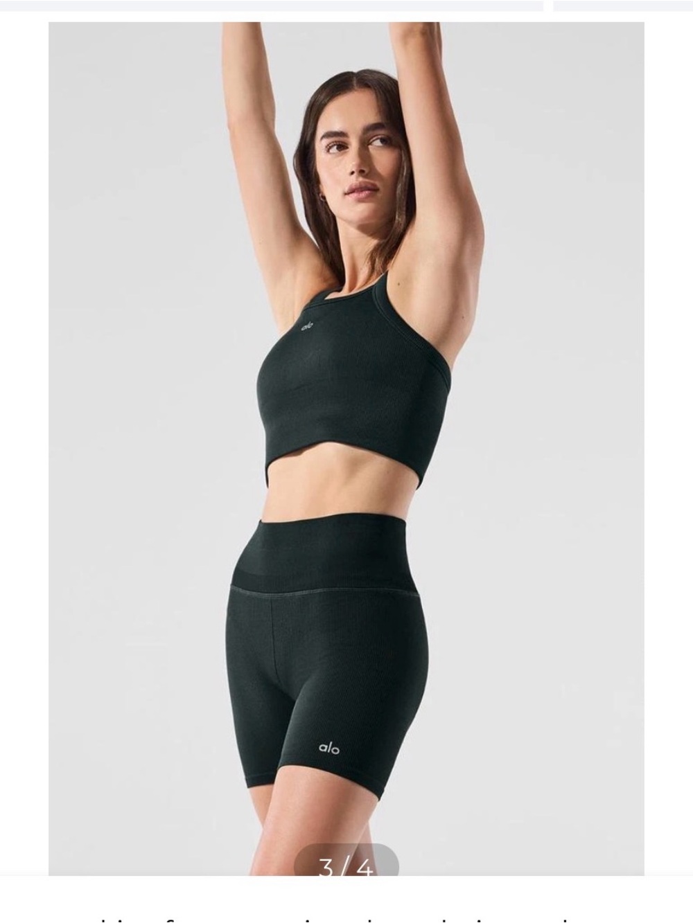 Alo seamless ribbed bra - Picture 2 of 6